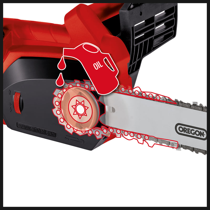 Grizzly Elektro-Kettensäge GH-EC 1835, Schwert 35,6 cm