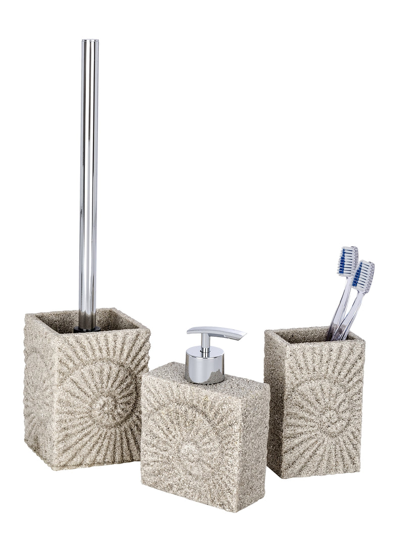 WENKO Zahnputzbecher Fossil Beige