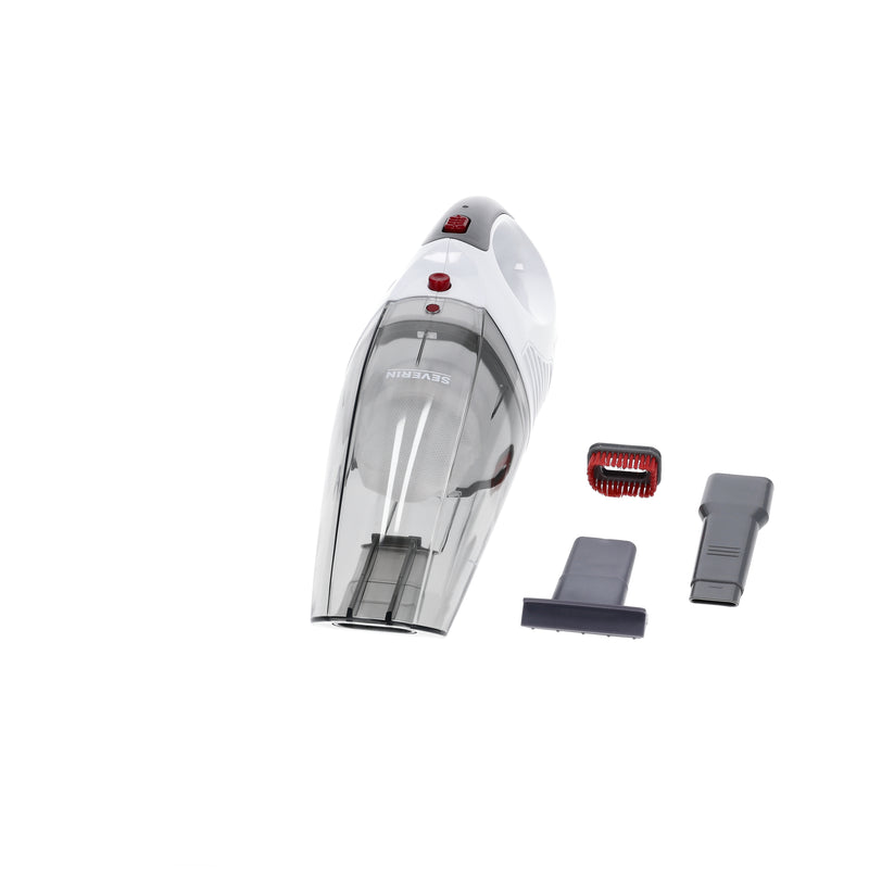 SEVERIN sPOWER home&carLi20 Akku-Handstaubsauger weiß/rot 7,4 V