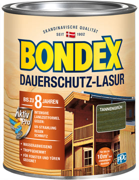 Bondex Dauerschutz-Lasur Tannengrün 0,75 l