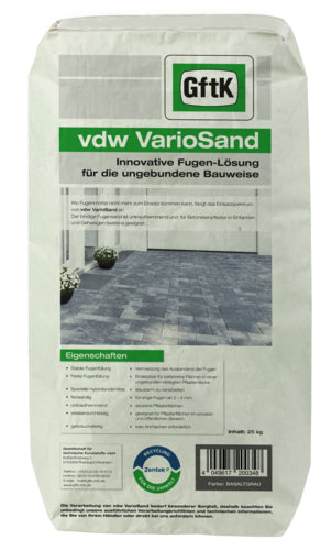 GftK Fugensand vdw VarioSand basaltgrau, 25 kg