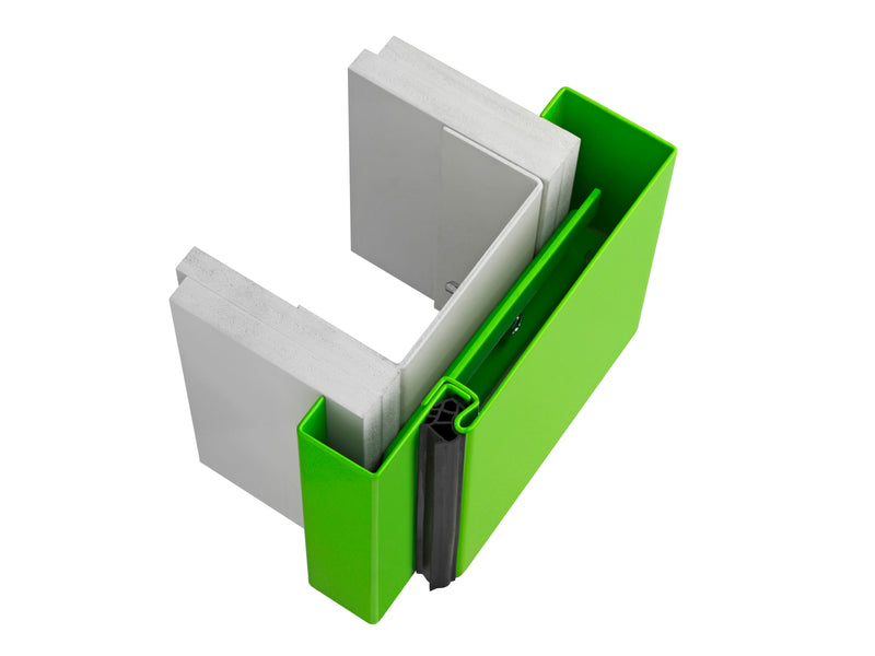 Stahl- Ständerwandzarge MW150 von ZL RHEINLAND I&M/HÖRMANN, 1000x2000 mm, ohne Dichtung