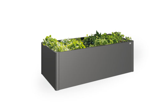 BIOHORT Hochbeet aus Stahl, dunkelgrau-metallic, Hochbeet Gr. 2x1