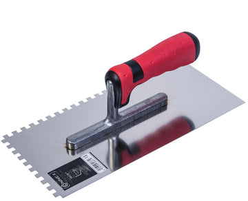 CONNEX Zahnglättekelle 2K-Griff, rostfreies Edelstahl 6 x 6 mm