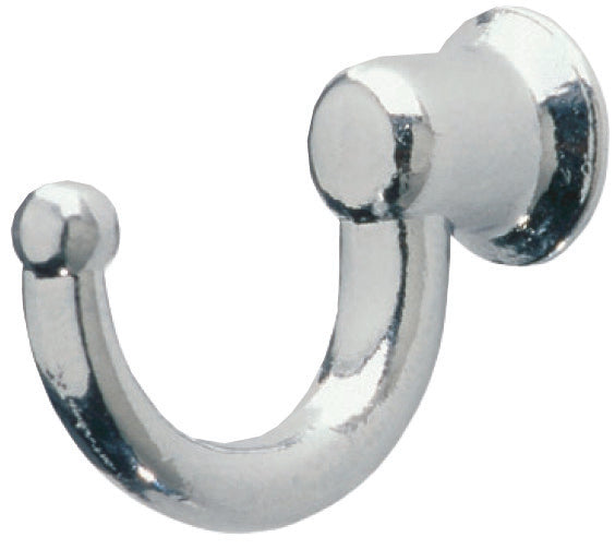 HSI Zierhaken Zamak verchromt, 30 mm mit Stockschraube