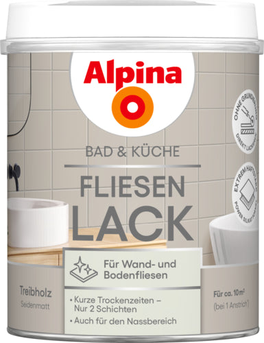 ALPINA Bad & Küche Fliesenlack 2K 0,75 l