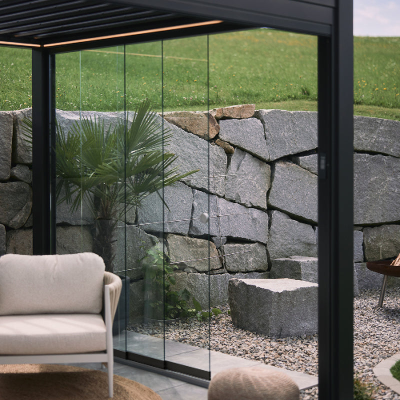 Biohort Pergola – Milieubild, 3x3 dunkelgrau