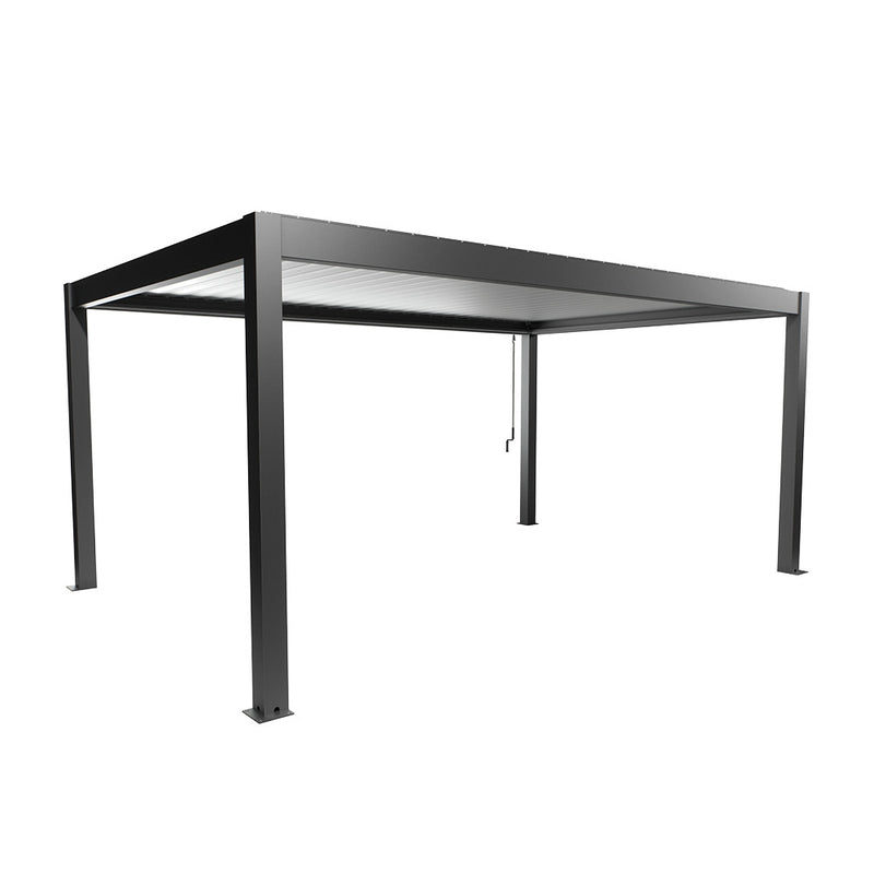 Biohort Pergola Gr. 5,5 × 3,5 (552,5 × 367,5 × 264 cm) Dunkelgrau-metallic Silber-metallic