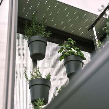 Biohort Pflanzentopf-Set zu Gewächshaus Florentina 3 Töpfe