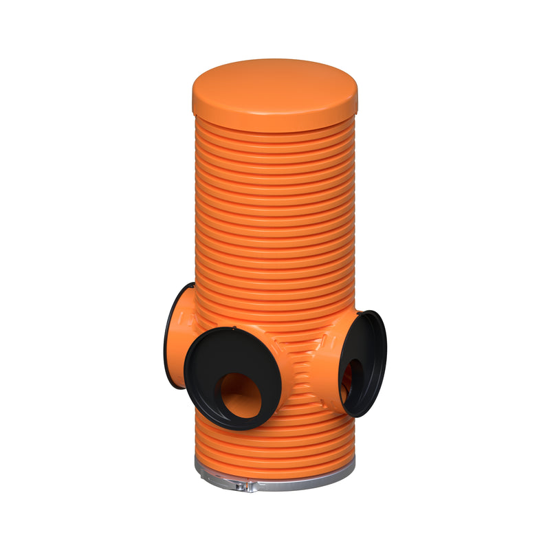 FRÄNKISCHE opti-Control Revisionsschacht DN315 (PVC-U), 80 cm, o.Sandfang