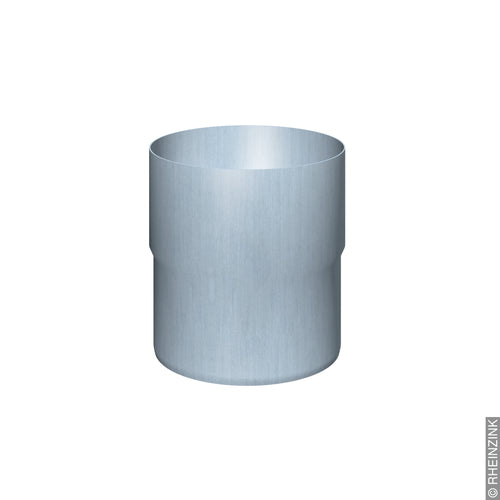 Rheinzink Rohrmuffe 100 mm VBP blaugrau, vorbewittert