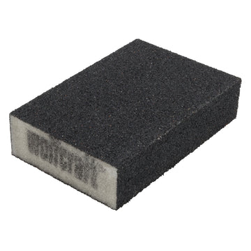 Wolfcraft Schleifblock S-Gummi, 97 x 67 x 25 mm