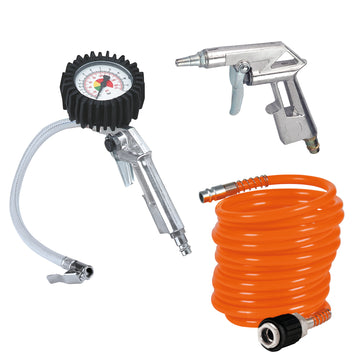 Einhell Druckluftset 3-teilig für Luftarbeiten mit Ausblaspistole & Zubehör
