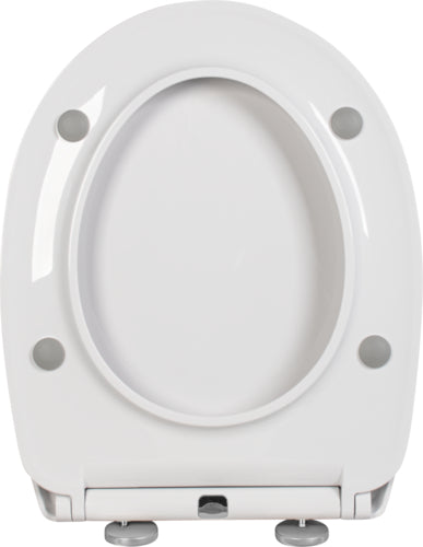 PRIMA Classic Thermoplast WC-Sitz Weiß mit Absenkautomatik