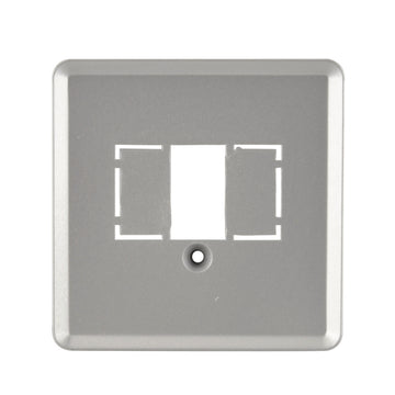 UNITEC LE MANS Serie 603 TAE-Abdeckung silber, Telefondose