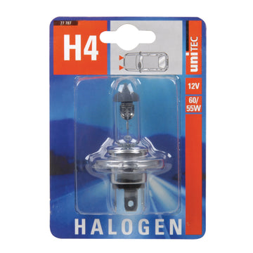 UNITEC Halogenlampe H4 12V 60/55W P43t, Fahrzeugbeleuchtung