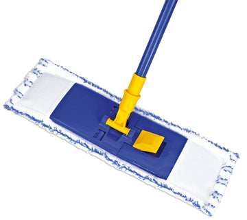 Peggy Perfect Bodenwischer mit Telestiel, blau/weiß, Microfaser