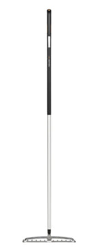 Fiskars Xact Rechen M mit Edelstahlzinken, Softgrip, 37,3 cm Arbeitsbreite