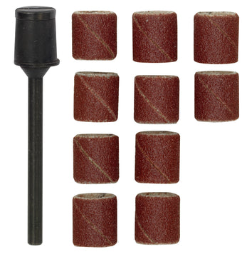Proxxon Schleifzylinder Korn 150, Breite/Höhe 10 mm, Set mit 10 Bändern