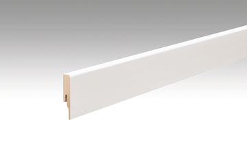 Moderna Akzent Sockelleiste ASL 60 in Weiß, foliert (2380x60x16)