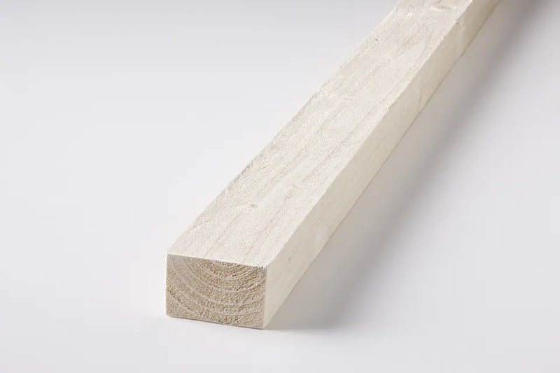 binderholz Latte aus Fichte/Tanne sägerau, technisch getrocknet, 24 x 48 mm