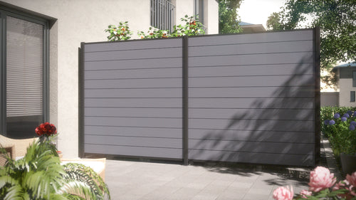 TraumGarten System WPC Einzelprofil anthrazit, 1790 x 150 x 20 mm