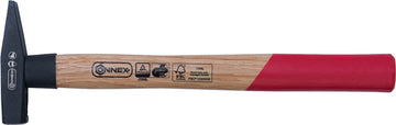 CONNEX Schlosserhammer mit Stahlkopf und Hickory-Holzstiel (lackiert)