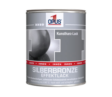 OPUS1 Effektlack Silberbronze für Schutzanstrich, hochglänzend, 0,125 l