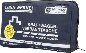 Leina Verbandtasche DIN 13164 in Schwarz (mit Rettungsdecke)