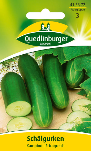 QUEDLINBURGER SAATGUT Schälgurke „Kampino“ PG 3 (Pflanzensamen)