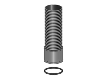 FRÄNKISCHE MultiControl Aufsetzrohr DN400 aus Polypropylen (PP), 1 m