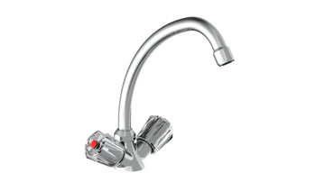 Schütte Duo Mix II Spültischarmatur für Niederdruck, chrom