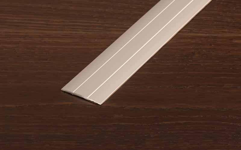 PROLINE PROTRANS Übergangsprofil Alu 38 mm, 1000 mm, edelstahl eloxiert, selbstklebend