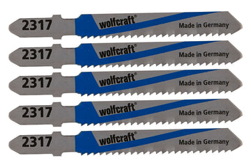 Wolfcraft Stichsägeblatt Art. 2317 HSS, 50 mm, 5 Stück
