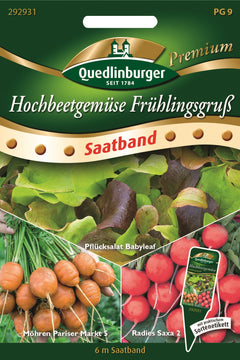 QUEDLINBURGER Saatgut SB Hochbeet-Frühlingsgruß, Gründüngung PG 9