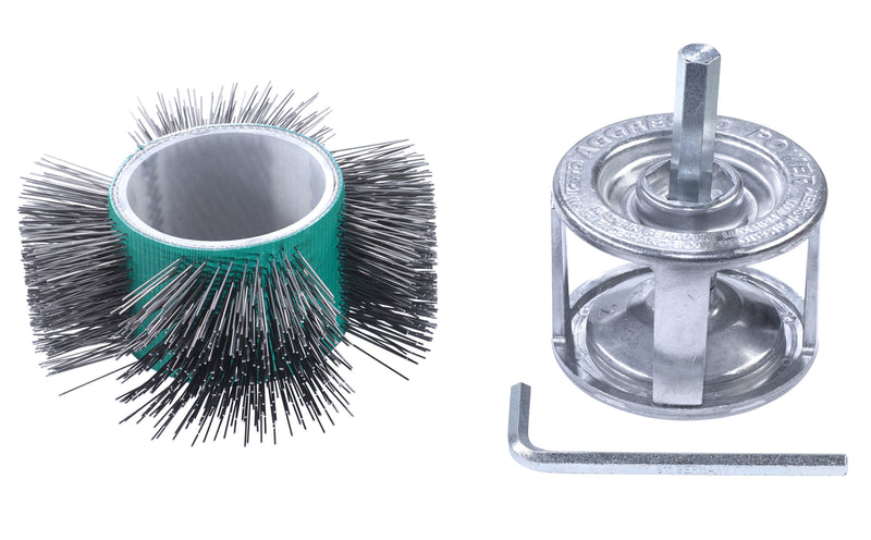 kwb DIY Uni-Bürstensatz Aggressive Power Rundbürste Ø110 mm, 3-teilig
