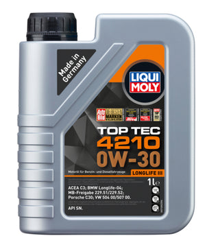 LIQUI MOLY Motorenöl Top Tec 4210 0W-30, 1 l