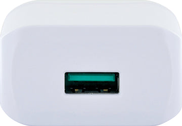 Schwaiger Ladeadapter 230V Quick Charge 3.0, 1x USB, weiß