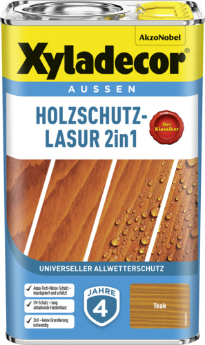 Xyladecor Holzschutzlasur 2in1, l
