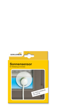Schellenberg ROLLODRIVE Sonnensensor für elektrische Gurtwickler, weiß