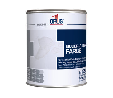 OPUS1 Isolier- und Absperrfarbe WV, innen, weiß – wasserverdünnbar, 0,75 l