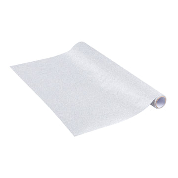 Windhager Klebefolie GF Glitter Silber, 45 cm x 2 m