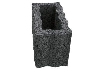 CHRISTOPH Rasterstein 40x20x25 cm klein, anthrazit (Böschungs- & Pflanzstein)