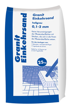 Hamann Einkehrsand Granit hellgrau 0,1–2 mm, 25 kg