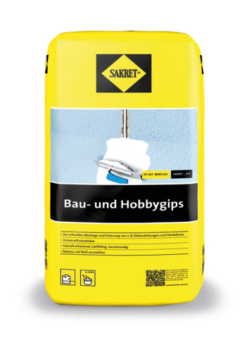 SAKRET Bau- und Gips, weiß