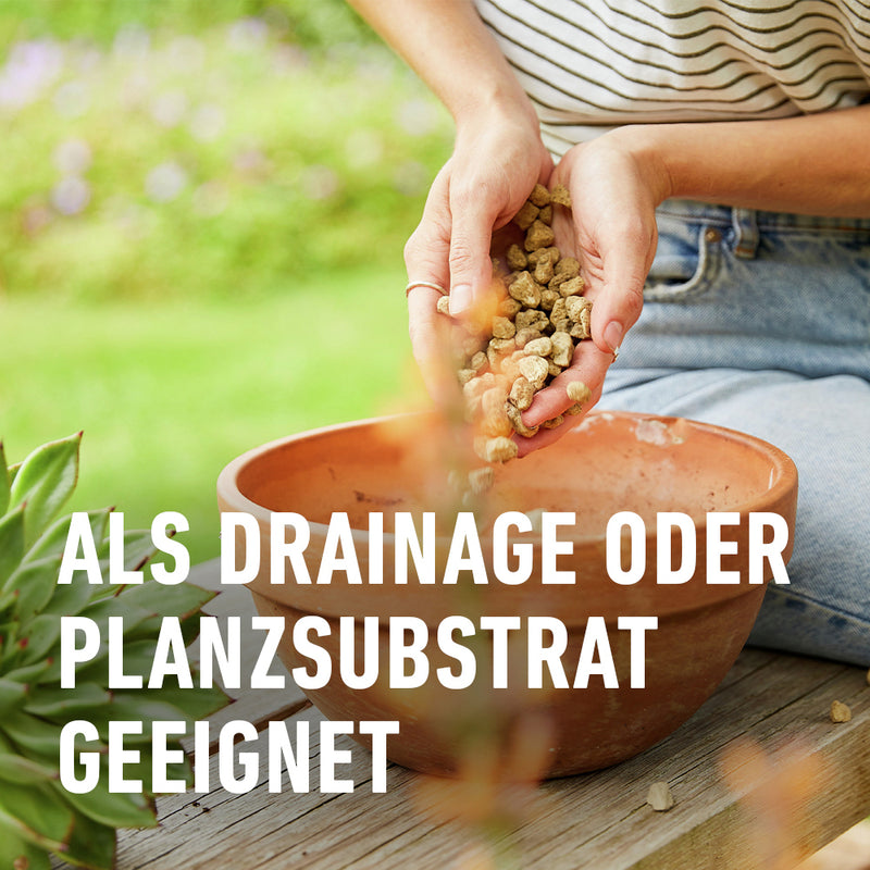 COMPO BIO Drainage- & Pflanzgranulat Granuplante 10 l, natürliches Bimsgranulat