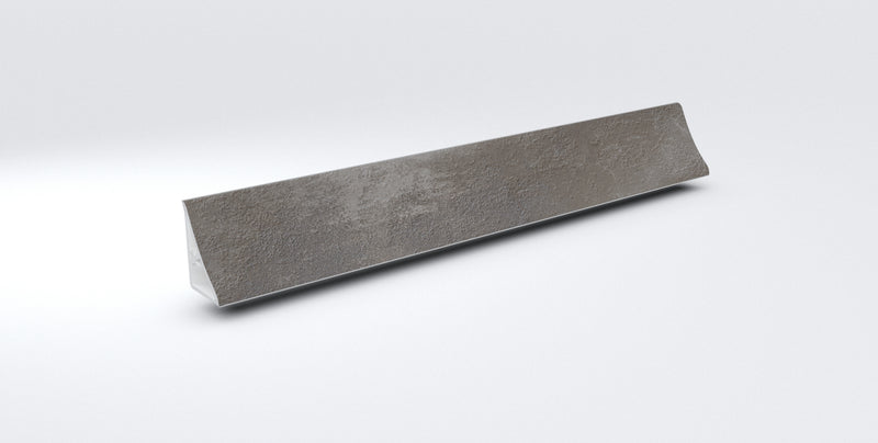 Getalit Plus Wandanschlussprofil A1C in Schwarz, 590x20 mm