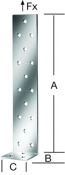 VORMANN Betonflachstahlanker Stahl