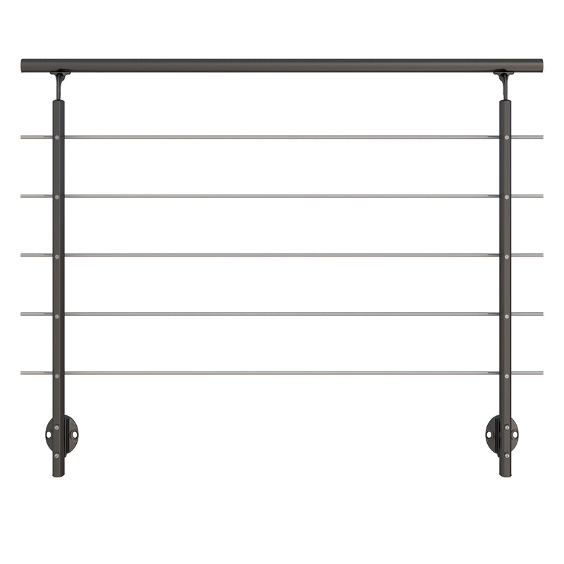 Dolle Prova Geländerset PS151 anthrazit, Edelstahl/Aluminium 1,5 m