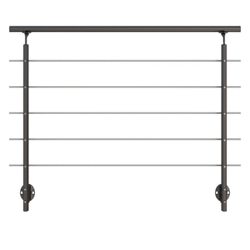 Dolle Prova Geländerset PS151 anthrazit, Edelstahl/Aluminium 1,5 m